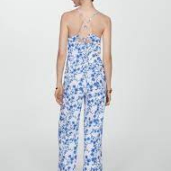 XS, Mango floral scrappy jumpsuit, rare/sold out, NWOT - Picture 3 of 4